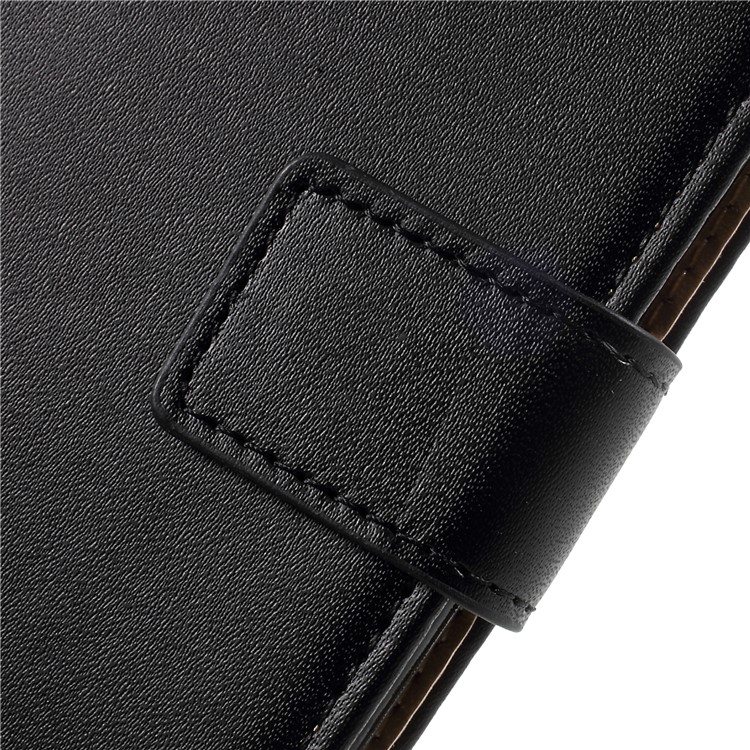 PU Leather Wallet Magnetic Stand Mobile Case for HTC U11 Life - Black-9