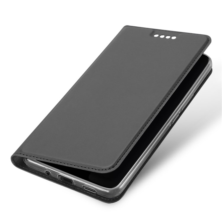 DUX DUCIS Skin Pro Series for HTC U11 Plus Card Holder Leather Flip Phone Cover - Black-4