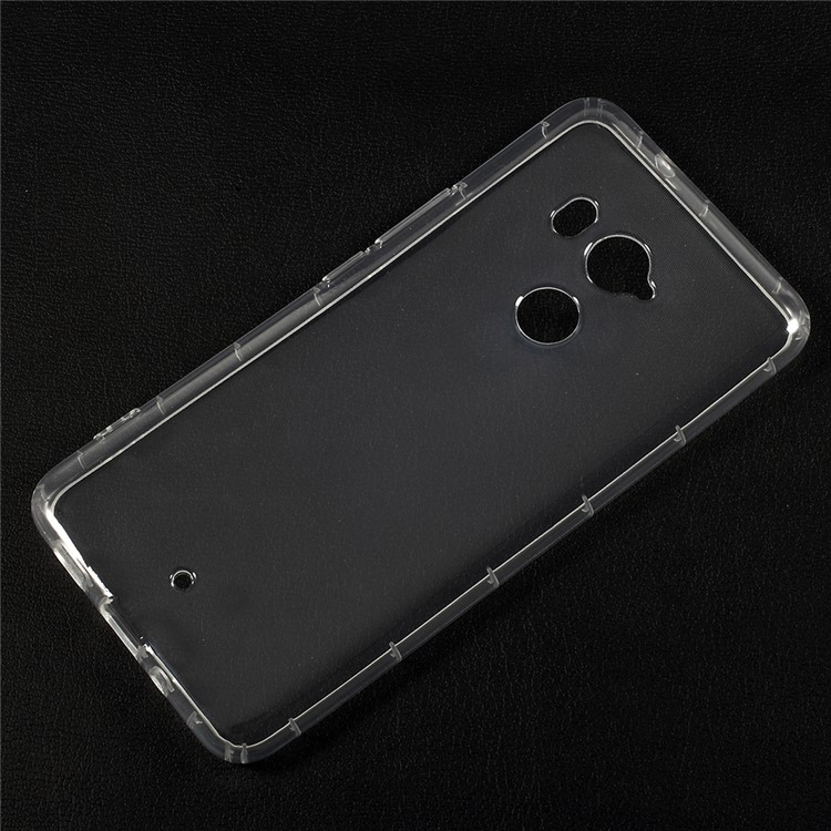 Drop-proof Transparent TPU Back Phone Case for HTC U11 Plus-1