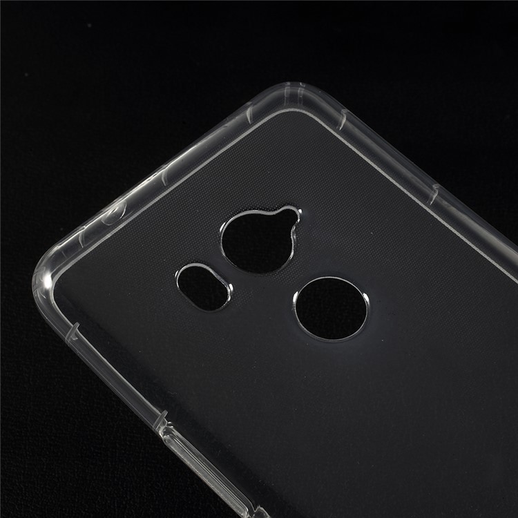 Drop-proof Transparent TPU Back Phone Case for HTC U11 Plus-3