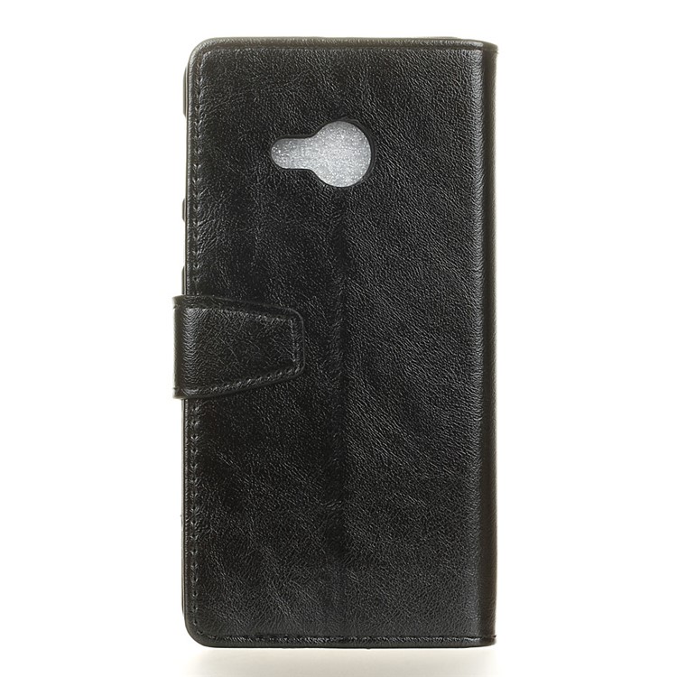 Crazy Horse Wallet Leather Stand Case for HTC U11 Life - Black-2