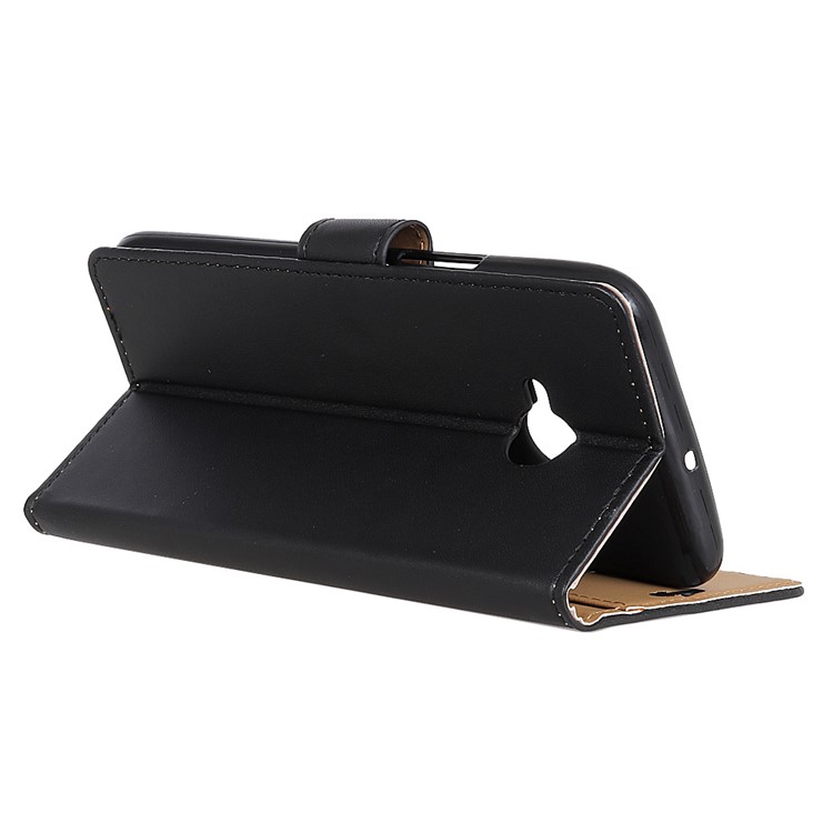 For HTC U11 Life PU Leather Wallet Stand Cell Phone Casing - Black-3