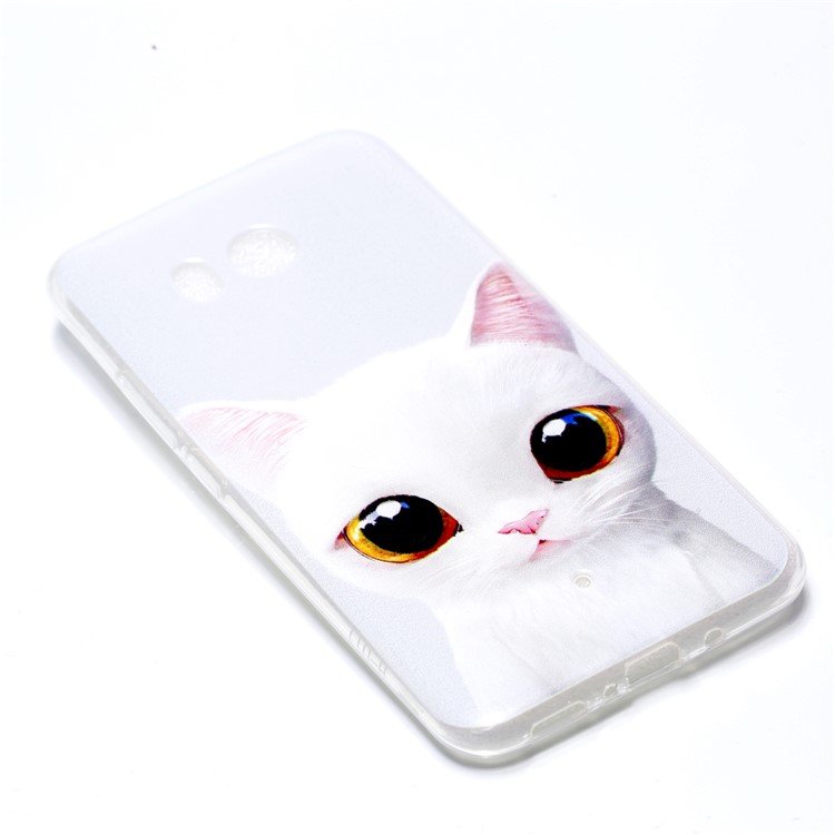Pattern Printing TPU Shell Case for HTC U11 - Cat Pattern-3