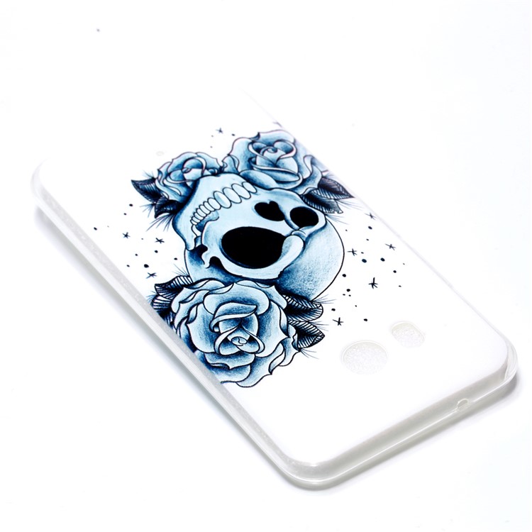 Pattern Printing TPU Protection Case for HTC U11 - Skull Pattern-4
