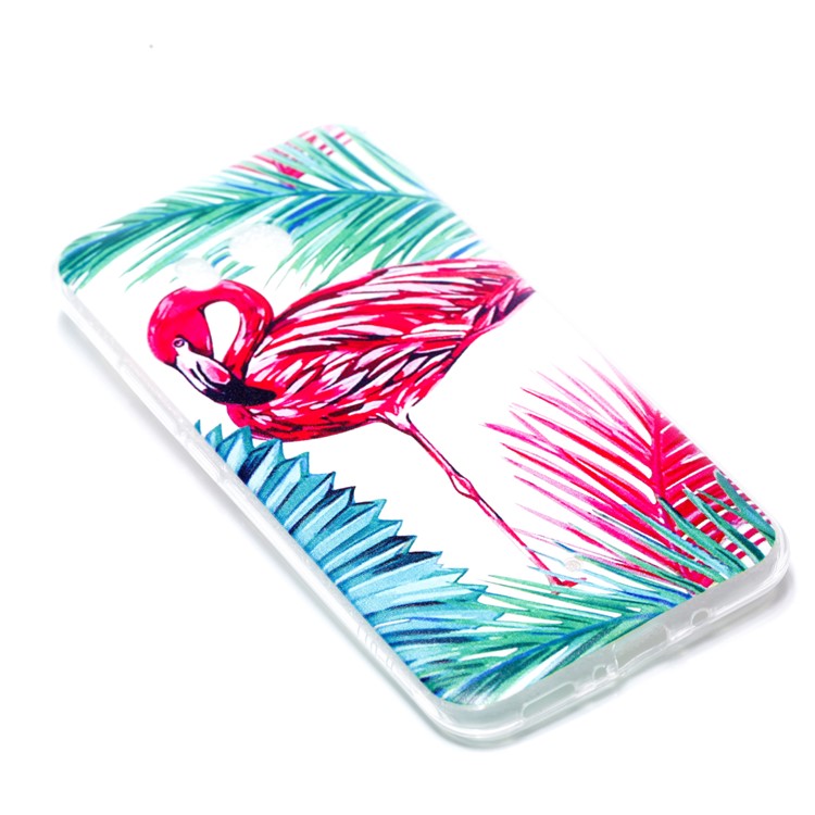 Pattern Printing TPU Protective Case for HTC U11 - Crane Pattern-3