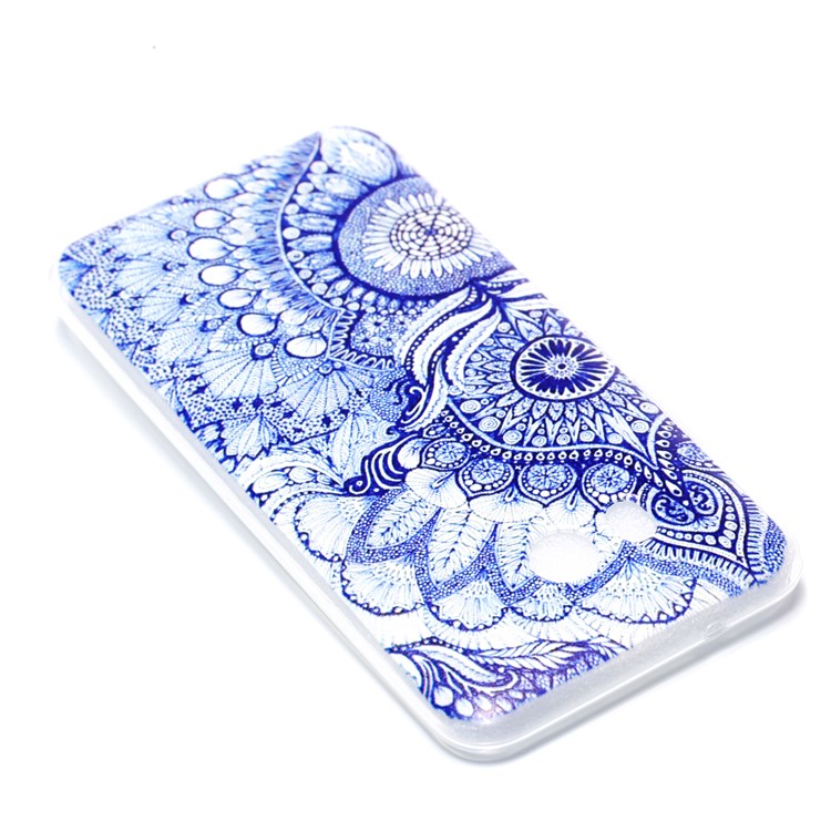 Pattern Printing TPU Case Cover Shell for HTC U11 - Flower Pattern-4