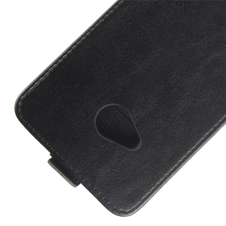 Crazy Horse Vertical Flip PU Leather Case for HTC U11 Life - Black-2