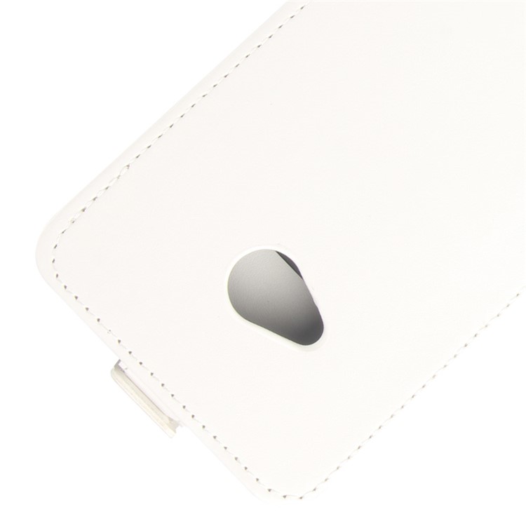 Crazy Horse Vertical Flip PU Leather Cover with Card Slot for HTC U11 Life - White-2