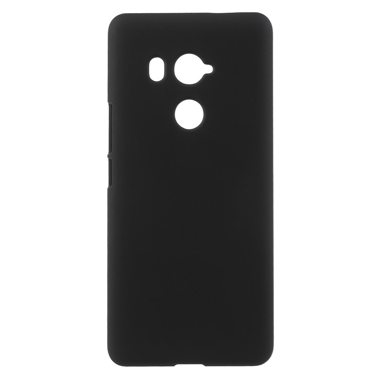 Rubberized Plastic Hard Mobile Case for HTC U11 Eyes - Black-1