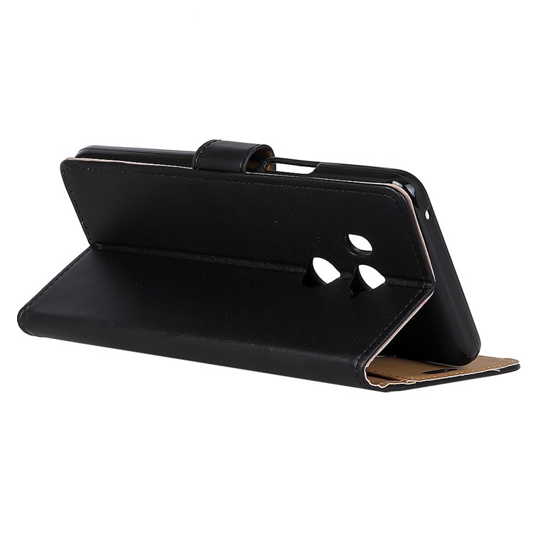 For HTC U11 Eyes PU Leather Wallet Flip Stand Phone Case - Black-3