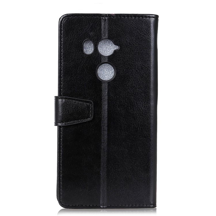 Crazy Horse Texture Wallet Stand Leather Case for HTC U11 Eyes - Black-2