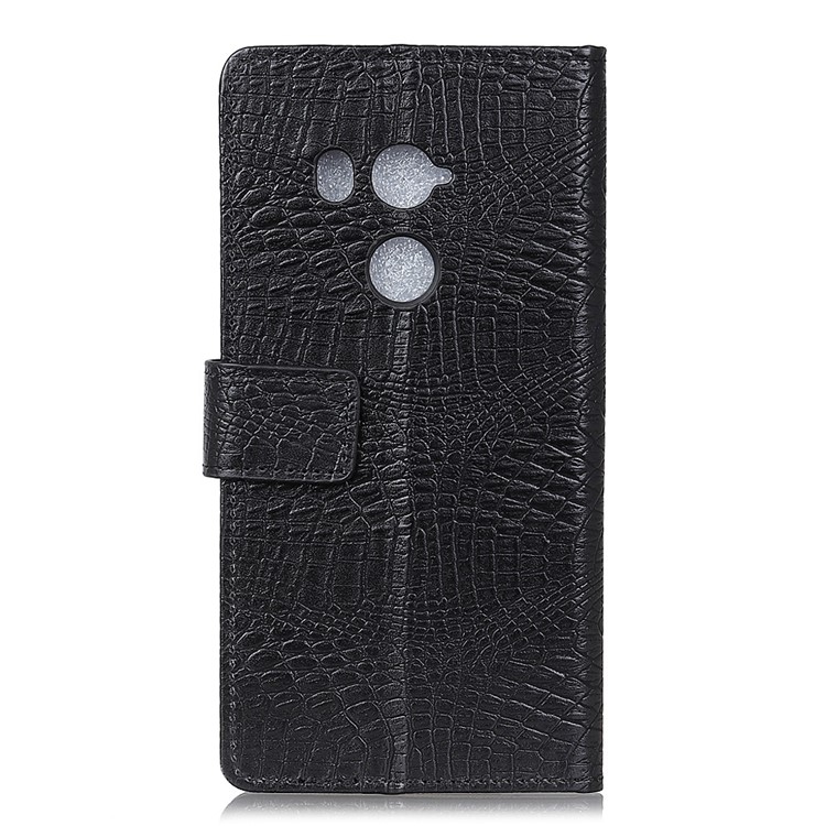 Crocodile Texture PU Leather Wallet Case for HTC U11 Eyes - Black-3