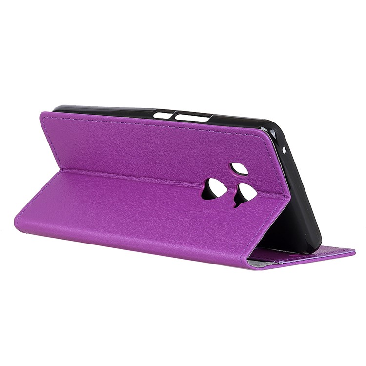 Wallet Leather Protection Case for HTC U11 Eyes - Purple-4