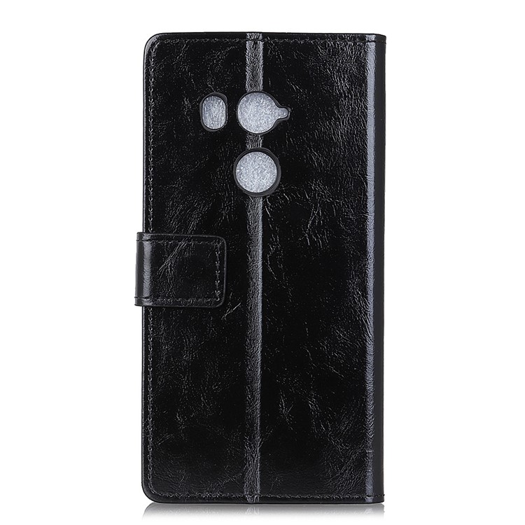 Crazy Horse Wallet Leather Stand Case for HTC U11 Eyes - Black-3