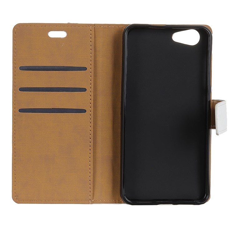 Magnetic Leather Stand Case for HTC Desire 12 - Blue-5