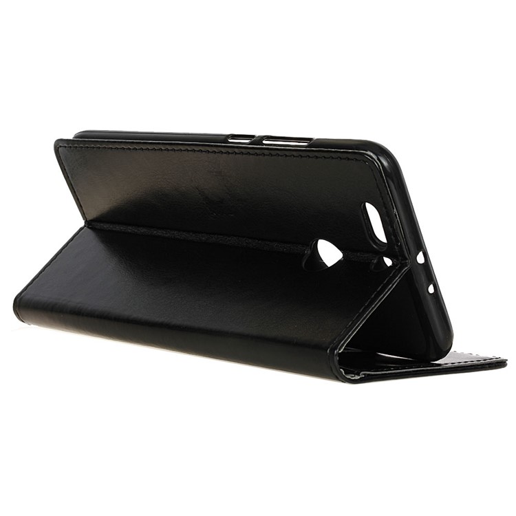 Crazy Horse Wallet Leather Stand Case for HTC Desire 12+ / 12 Plus - Black-5