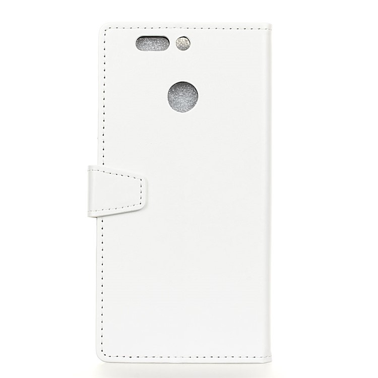 Crazy Horse Wallet Leather Stand Cover for HTC Desire 12+ / 12 Plus - White-3