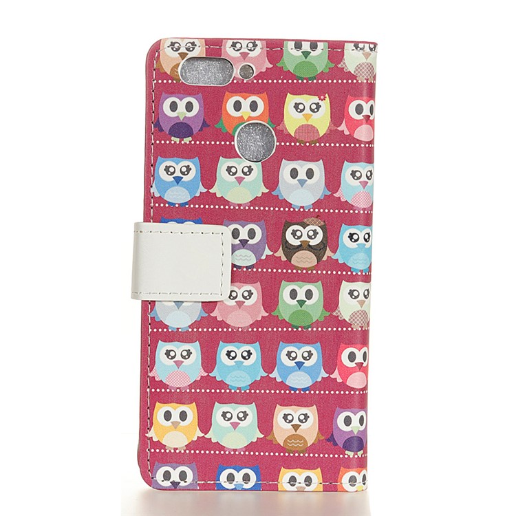 Pattern Printing Wallet Leather Flip Casing with Stand for HTC Desire 12+ / Desire 12 Plus - Lovely Little Owls-2