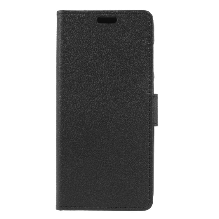 Wallet Stand Magnetic Flip Leather Phone Case for HTC Desire 12 - Black-3