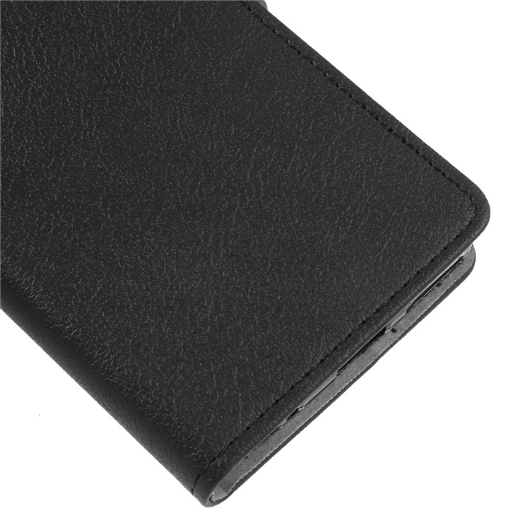 Wallet Stand Magnetic Flip Leather Phone Case for HTC Desire 12 - Black-7