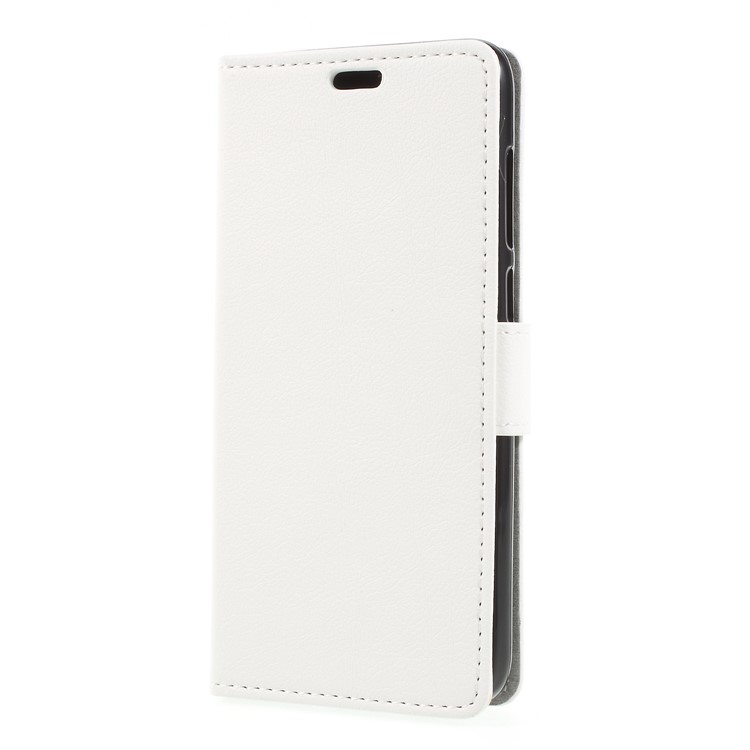 Wallet Stand Magnetic Flip Leather Phone Cover for HTC Desire 12 - White-3