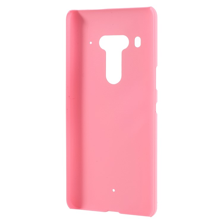 Rubberized Hard Protection Case for HTC U12 - Pink-3
