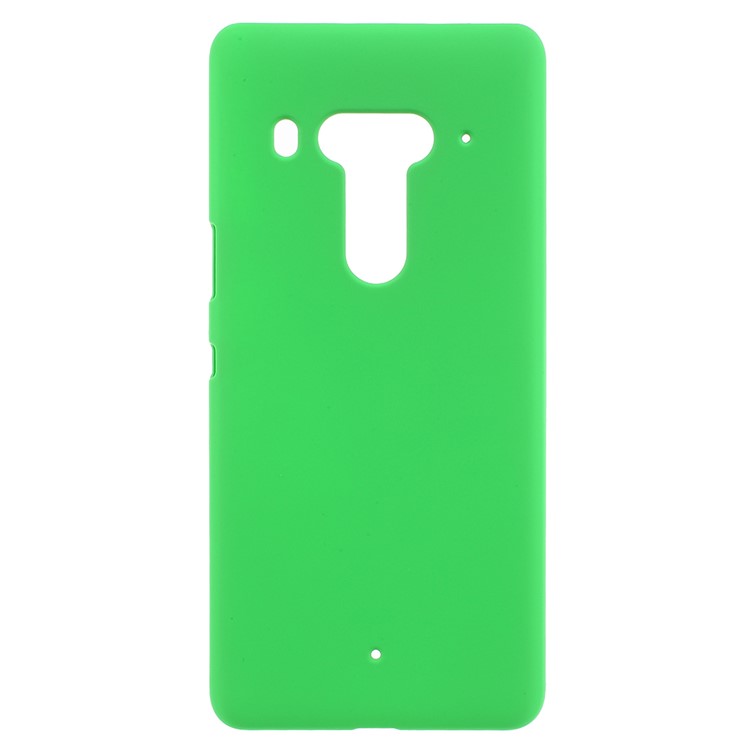 Rubberized Hard Cover Shell Case for HTC U12 - Green-1