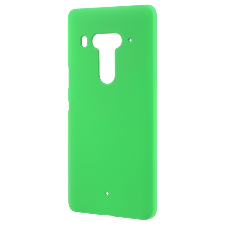 Rubberized Hard Cover Shell Case for HTC U12 - Green-2