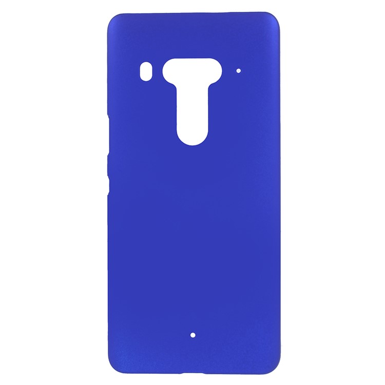 Rubberized Hard Case Phone Shell for HTC U12 - Dark Blue-1