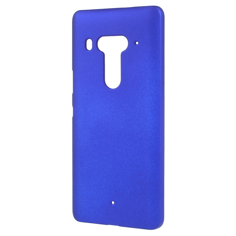 Rubberized Hard Case Phone Shell for HTC U12 - Dark Blue-2