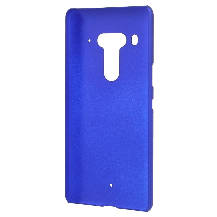 Rubberized Hard Case Phone Shell for HTC U12 - Dark Blue-3
