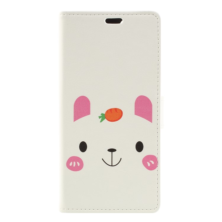 Pattern Printing Leather Wallet Cellphone Cover Shell for HTC Desire 12+ / Desire 12 Plus - Cartoon Pattern-1