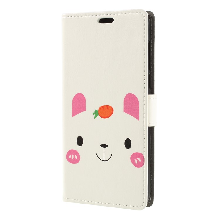 Pattern Printing Leather Wallet Cellphone Cover Shell for HTC Desire 12+ / Desire 12 Plus - Cartoon Pattern-3