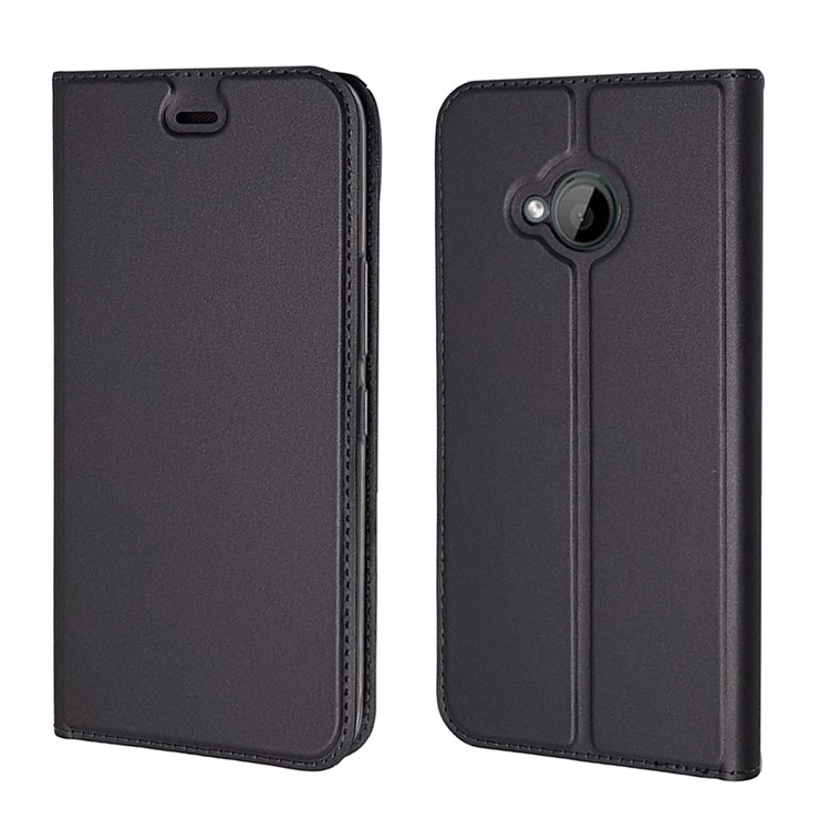 Magnetic Adsorption PU Leather Card Holder Phone Case for HTC U11 Life - Black-1