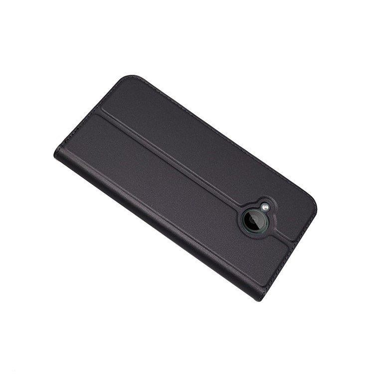 Magnetic Adsorption PU Leather Card Holder Phone Case for HTC U11 Life - Black-3