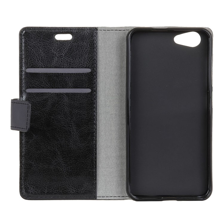 Pattern Printing Stand Leather Wallet Mobile Cover for HTC Desire 12 - Fierce Wolf-3