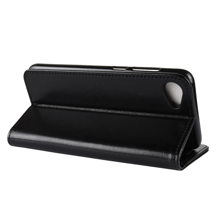 Crazy Horse Wallet Leather Stand Case for HTC Desire 12 - Black-11