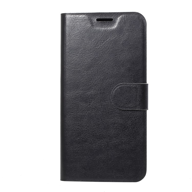 Crazy Horse Texture PU Leather Phone Case for HTC Desire 12+ / 12 Plus - Black-2