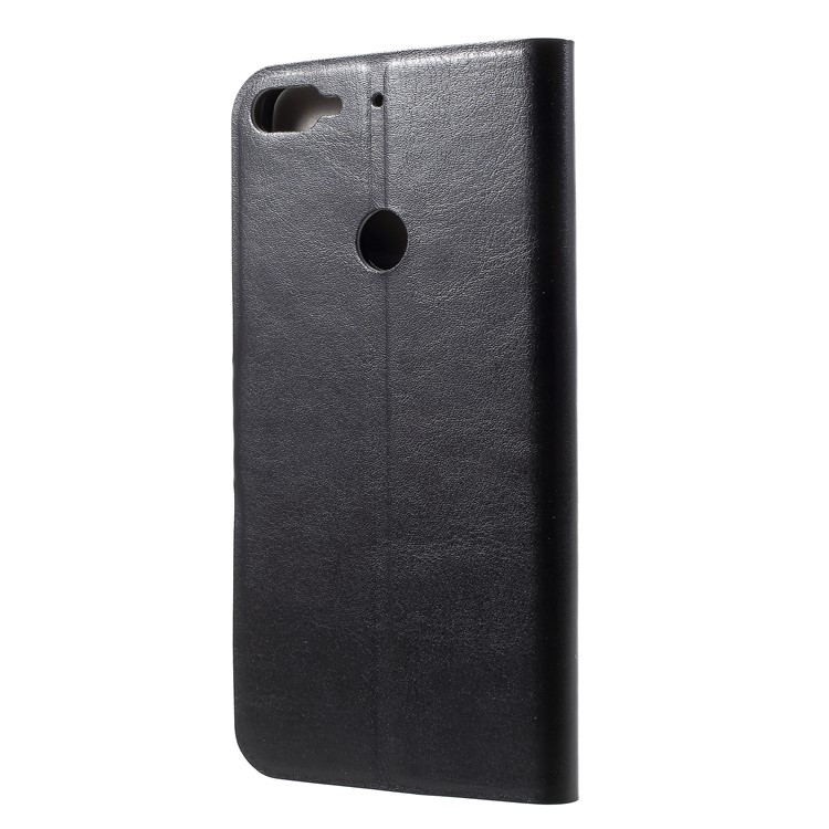 Crazy Horse Texture PU Leather Phone Case for HTC Desire 12+ / 12 Plus - Black-3