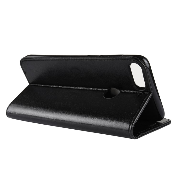 Crazy Horse Magnetic Stand Wallet Leather Mobile Phone Shell for HTC Desire 12+ / Desire 12 Plus - Black-5
