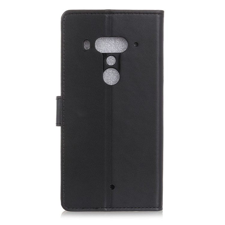 PU Leather Magnetic Wallet Cell Phone Cover with Stand for HTC U12+ - Black-2