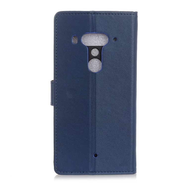 PU Leather Magnetic Wallet Cell Phone Casing with Stand for HTC U12+ - Blue-3