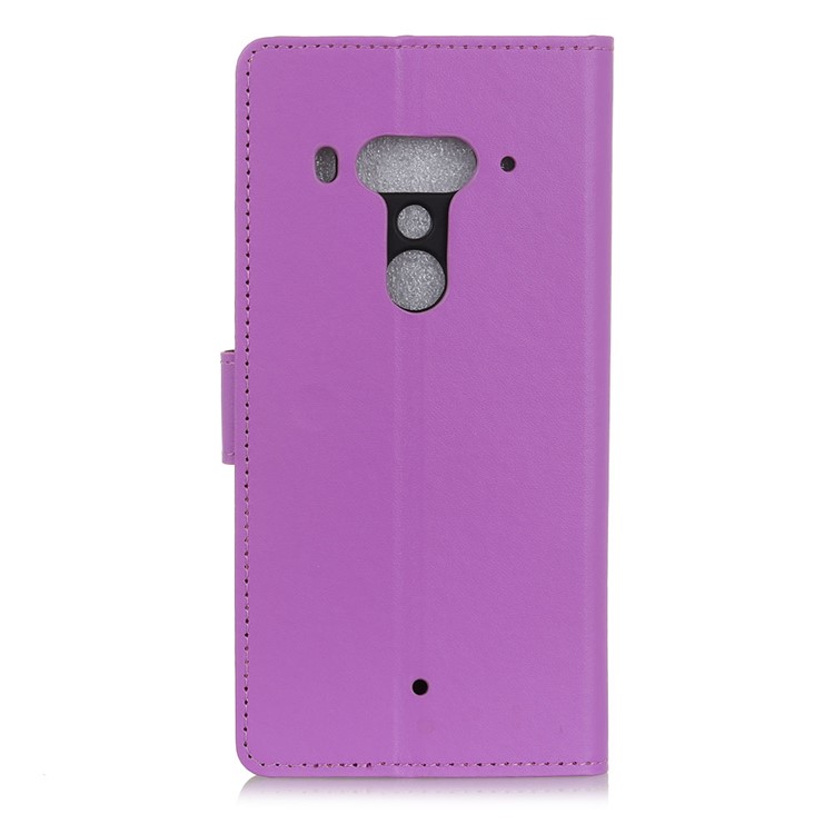 PU Leather Magnetic Wallet Protective Mobile Phone Cover with Stand for HTC U12 Plus - Purple-3