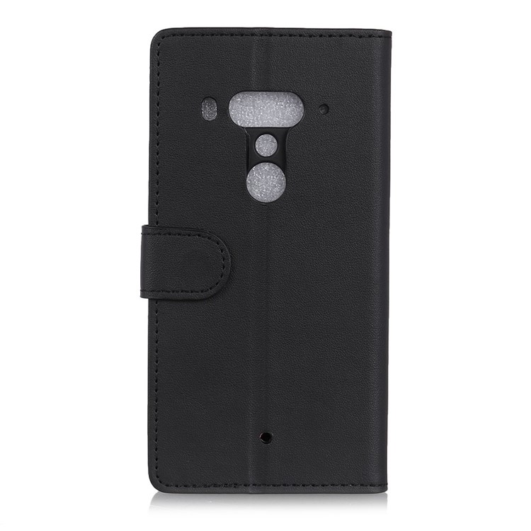 Wallet Leather Stand Case for HTC U12+ - Black-5