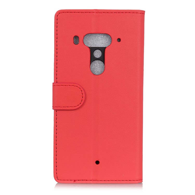 Magnetic Leather Stand Case for HTC U12+ - Red-5