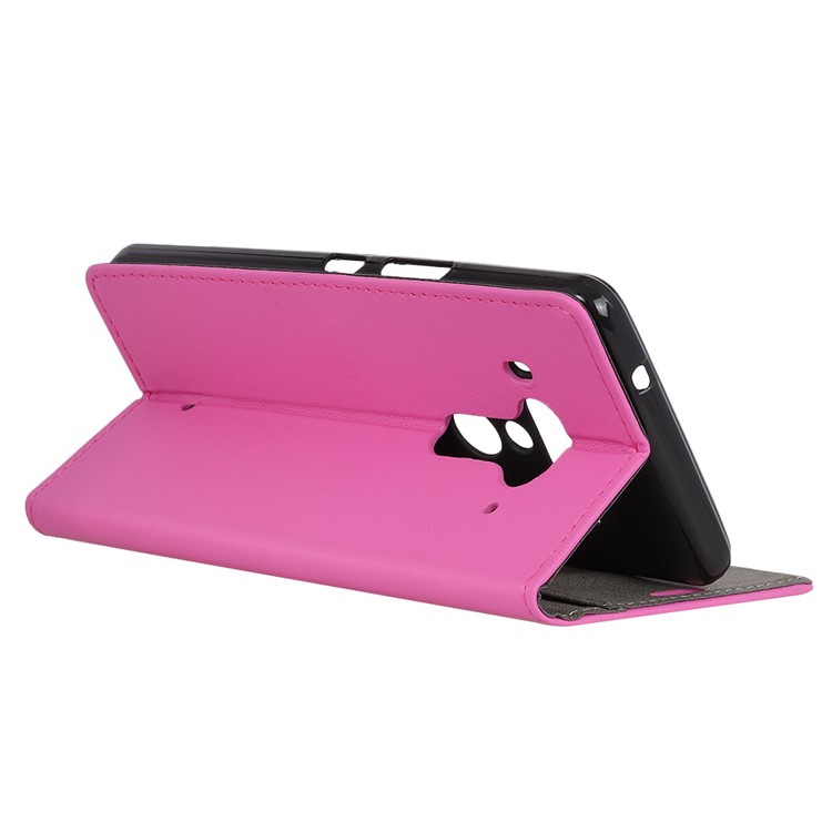 Magnetic Leather Stand Cover for HTC U12+ - Rose-9