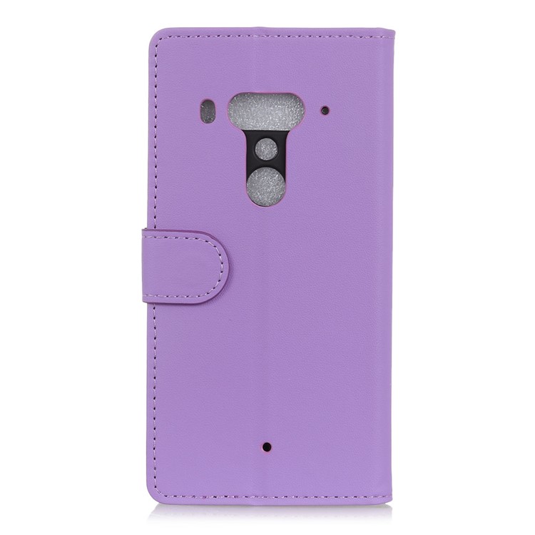 Leather Stand Case with Card Slots for HTC U12+ - Purple-5