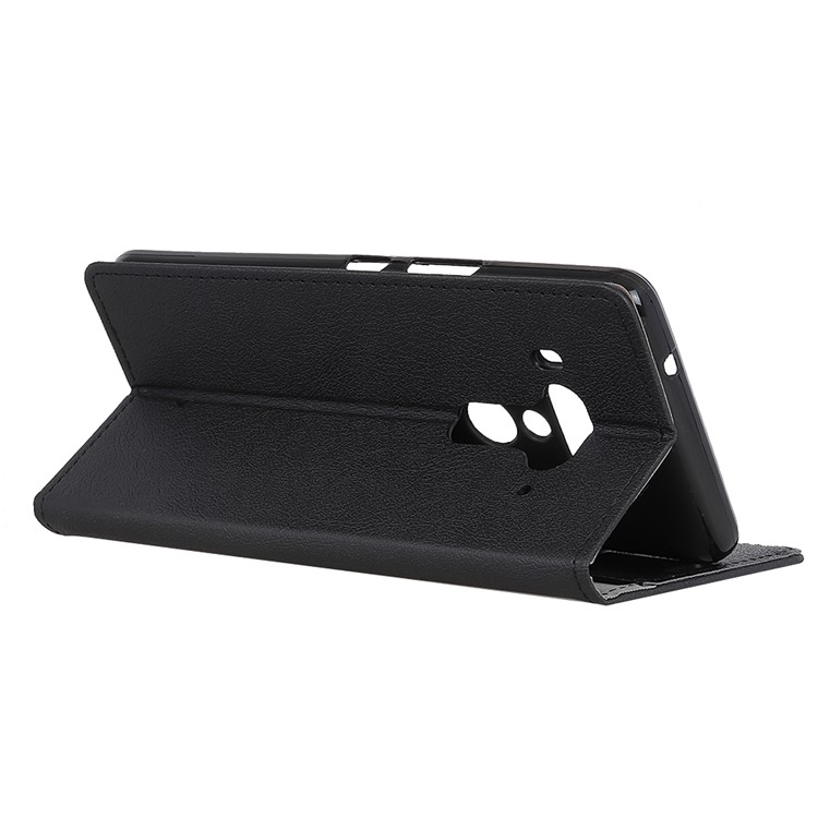 PU Leather Magnetic Wallet Protection Mobile Phone Shell for HTC U12 Plus - Black-5