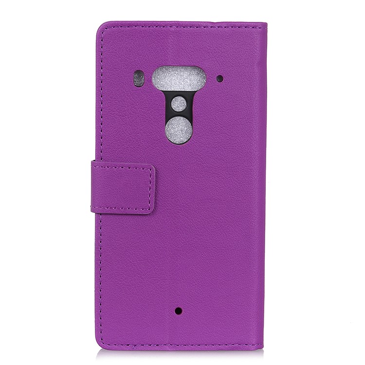 PU Leather Case Accessories Mobile With Card Slots for HTC U12 Plus - Purple-3