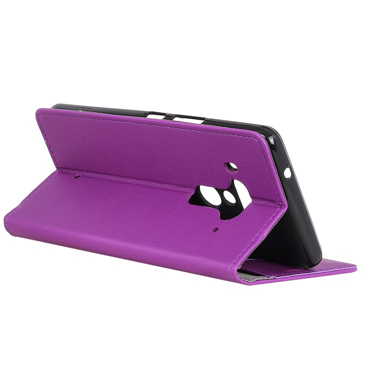 PU Leather Case Accessories Mobile With Card Slots for HTC U12 Plus - Purple-5